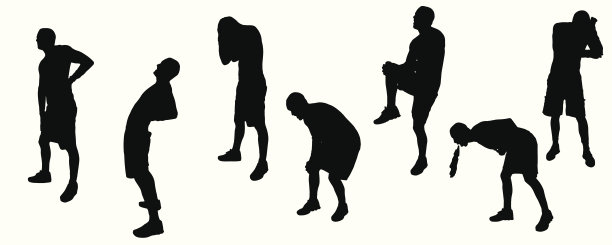 向量轮廓运动图片下载