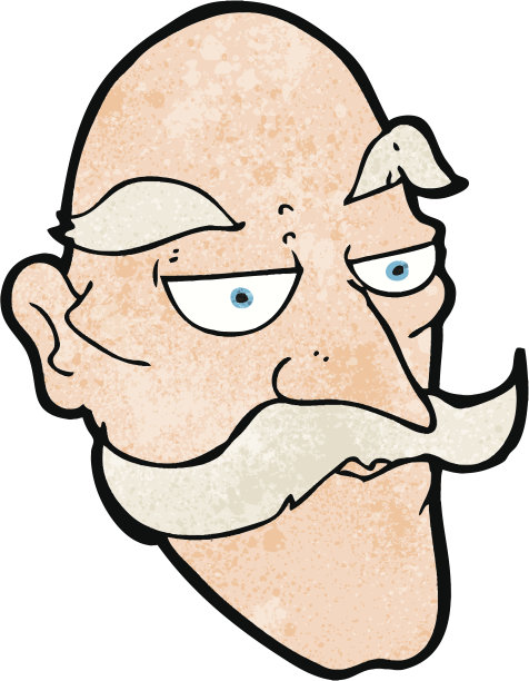 卡通老人脸图片下载
