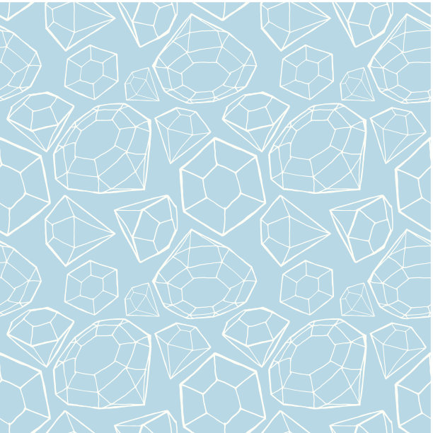 一个无缝的蓝色钻石图案图片下载