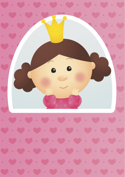 城堡窗户上的公主图片下载