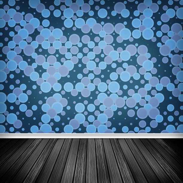 空房间，室内贴着墙纸。高分辨率纹理图片下载