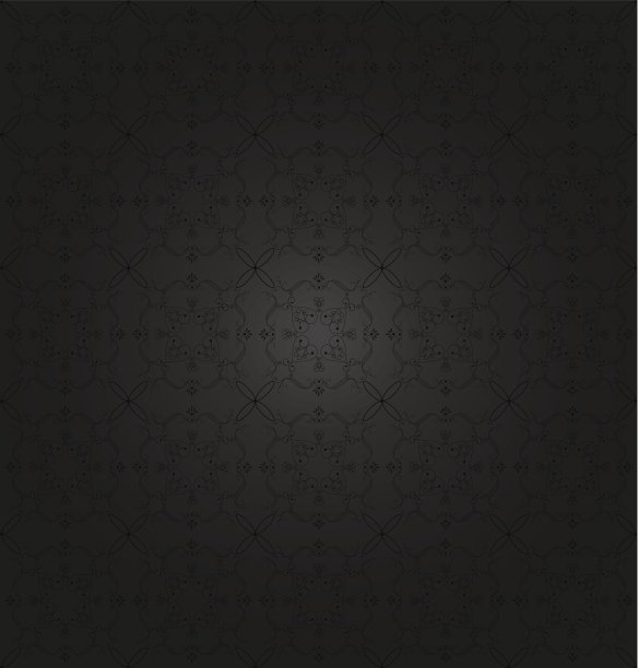 复古背景与花卉元素图片下载