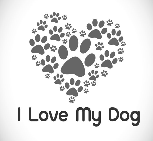 可爱的卡通狗图片下载