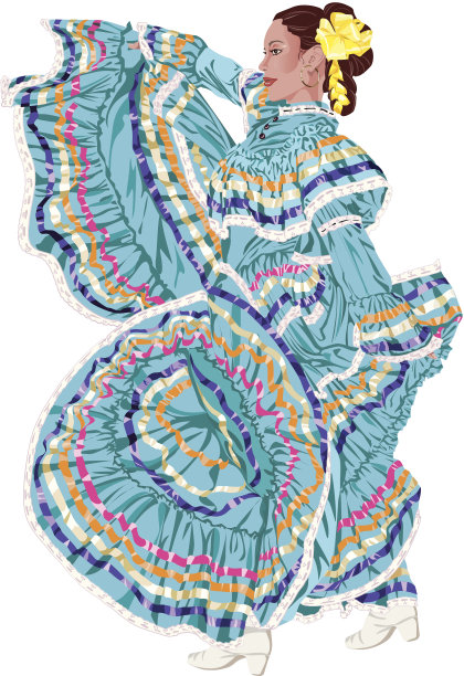 墨西哥女舞者C图片下载