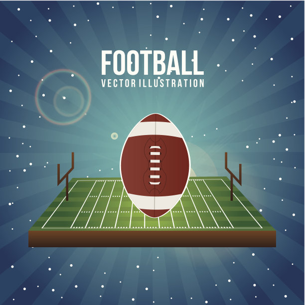 美国足球插图图片下载