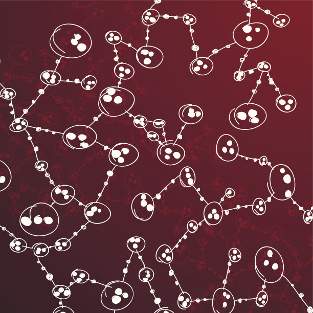 手绘DNA分子图片下载
