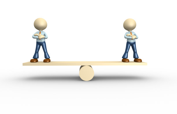 商务人士站在金币上图片下载