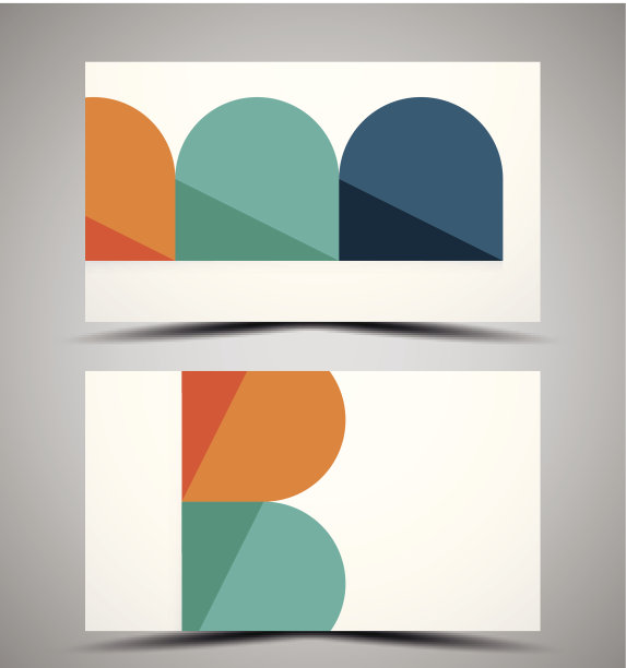 矢量CMYK名片设计模板图片下载