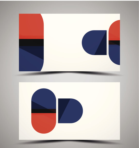 矢量CMYK名片设计模板图片下载