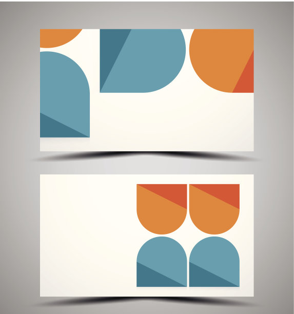 矢量CMYK名片设计模板图片下载