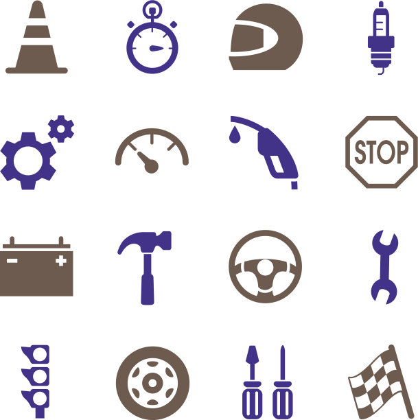 赛车图标|颜色系列图片下载