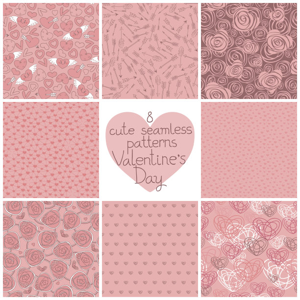 无缝模式情人节图片下载