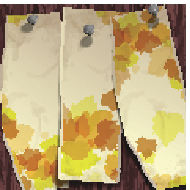 秋天的背景与树叶。图片下载