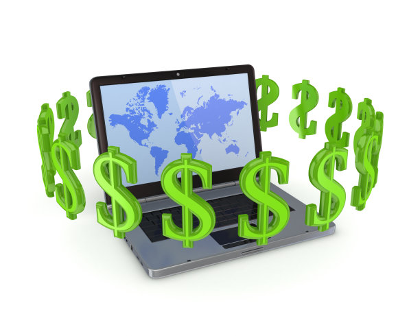 美元标志着笔记本。图片下载