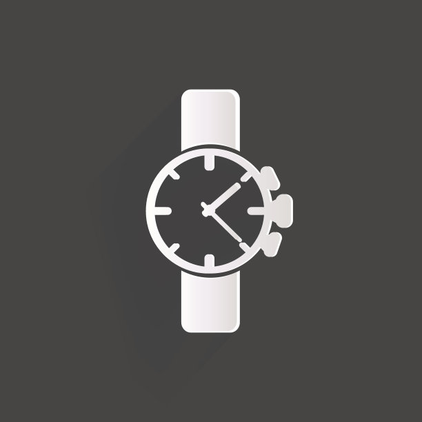 白色表冠和皮带的虚拟概念图片下载