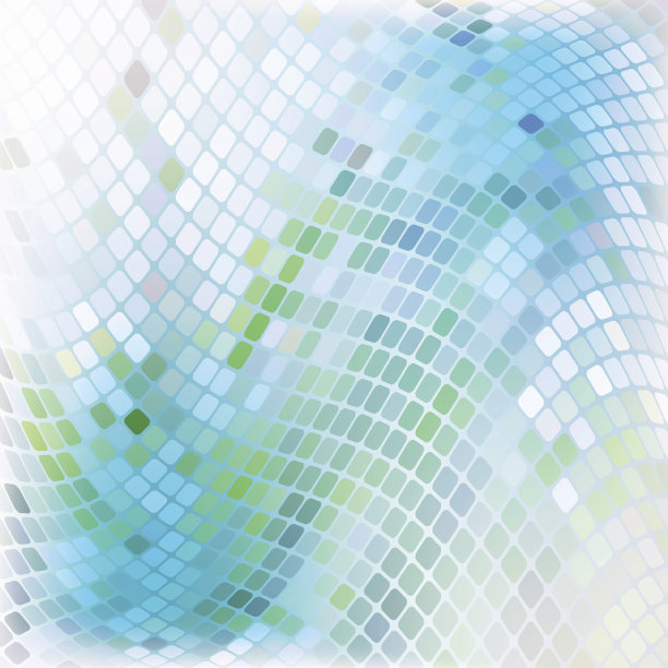 冰蓝色翘曲镶嵌平面图片下载