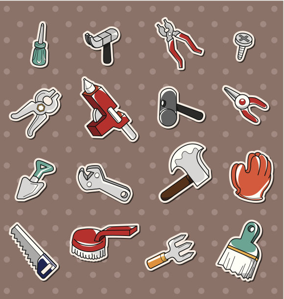 工具贴纸图片下载