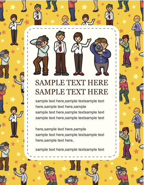 记者人卡图片下载