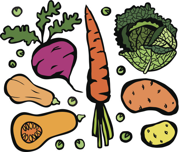 清凉健康蔬菜套装图片下载