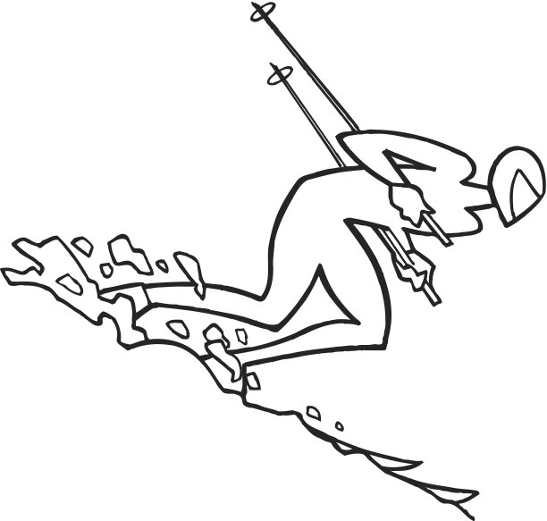 速降滑雪图片下载