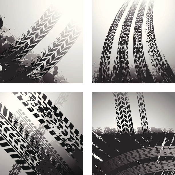 脏轮胎印背景图片下载