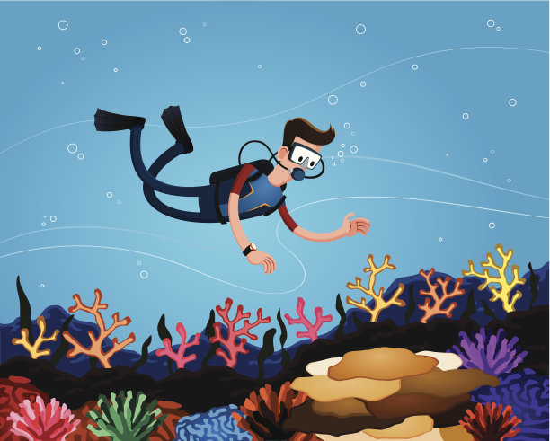 享受珊瑚礁图片下载