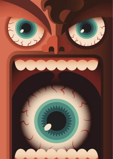 古怪家伙的漫画肖像。图片下载