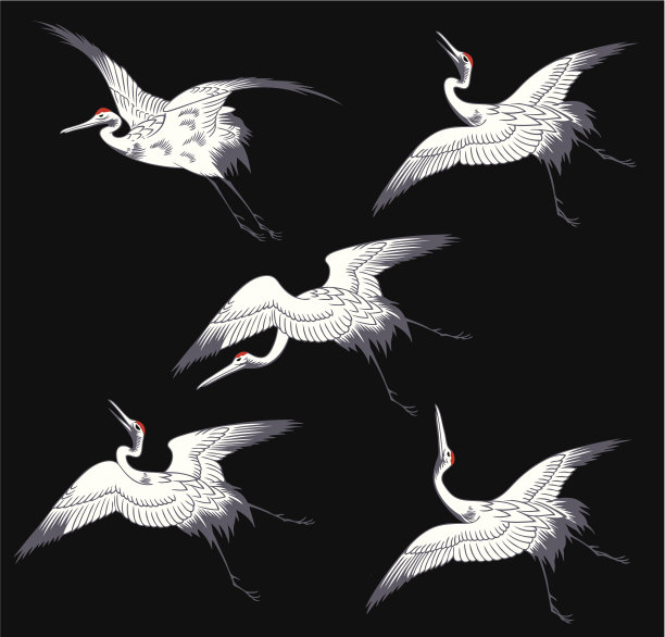 日本的起重机图片下载