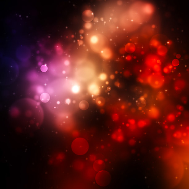 摘要圆形散景背景图片下载