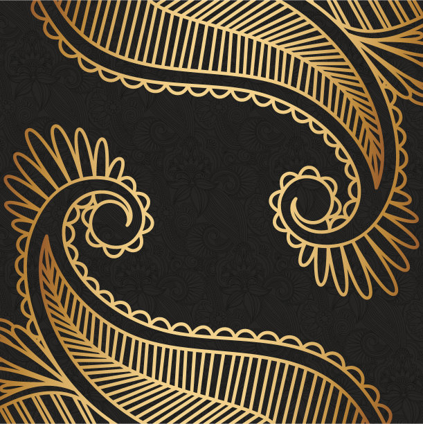 向量黄金饰品。图片下载