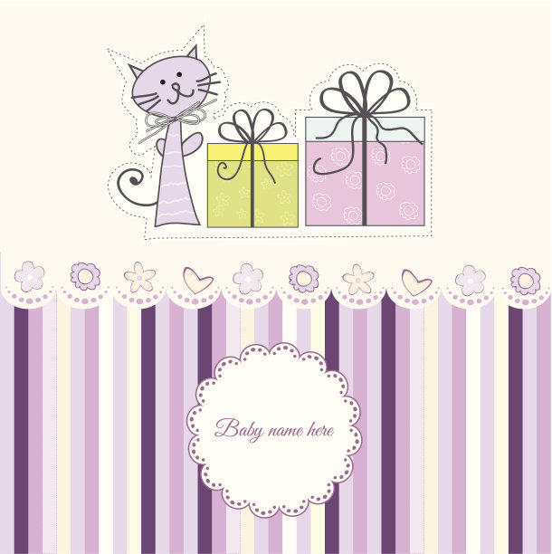 生日宣布卡图片下载