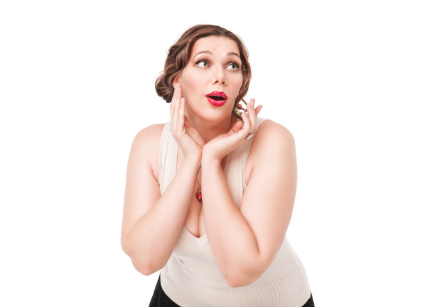 漂亮的大码女人图片下载