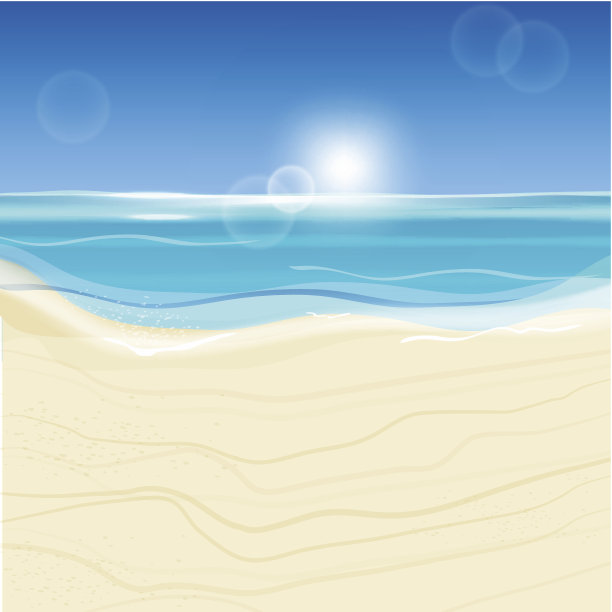 美丽的海滩图片下载