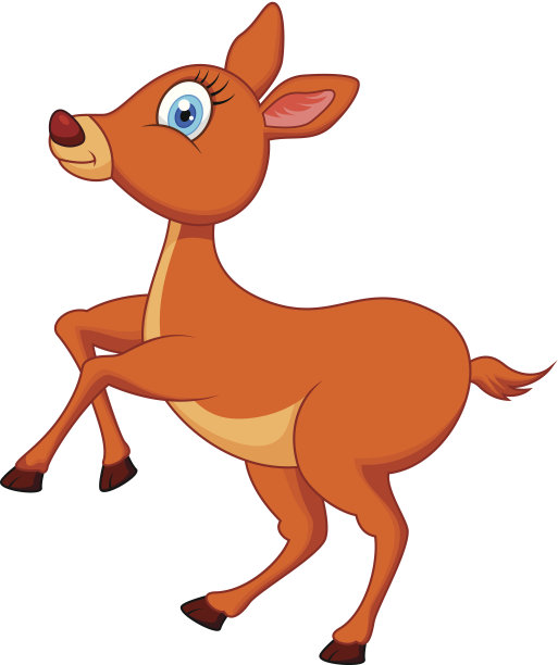 鹿卡通图片下载