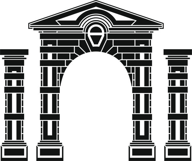 梦幻拱门和圆柱图片下载