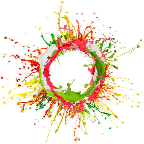 丰富多彩的油漆溅图片下载