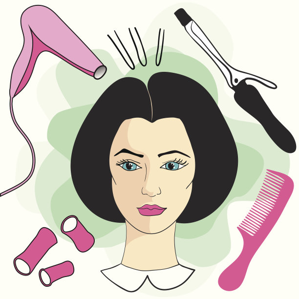 在美容院的女人图片下载