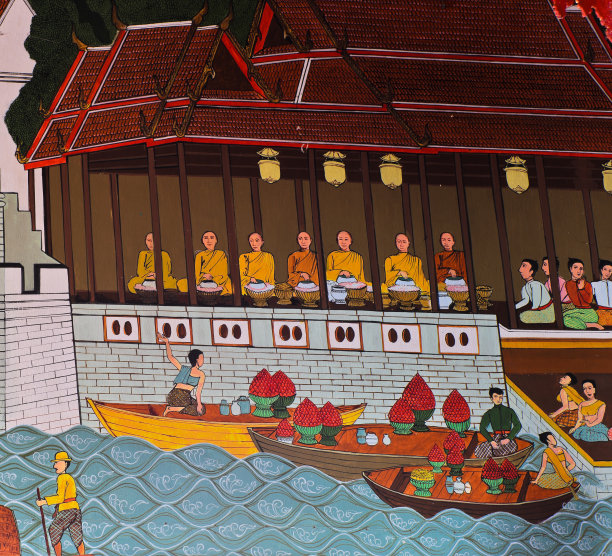 泰国画壁画图片下载