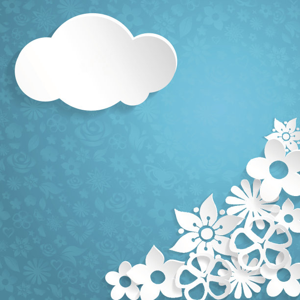 纸花背景图片下载