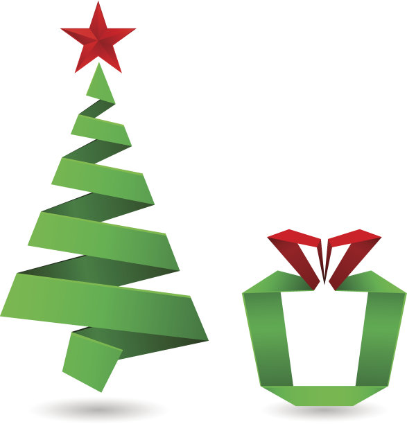 圣诞树上的礼物图片下载