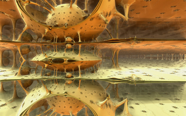 Hive Ship抽象分形设计图片下载