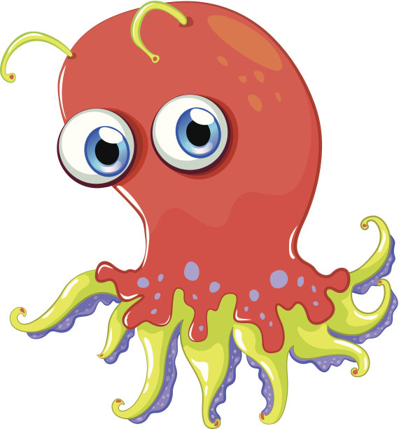 愤怒的章鱼图片下载
