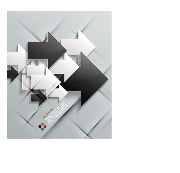 矢量箭头纸现代设计图片下载