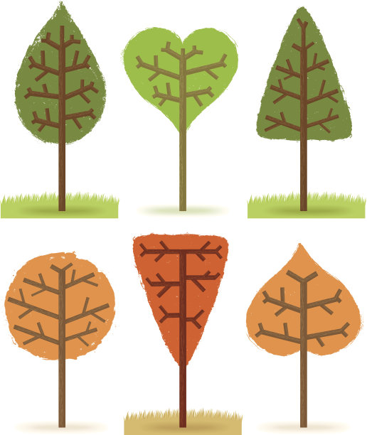 六个树图片下载