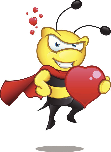 超级蜜蜂-拥有一颗大的心图片下载