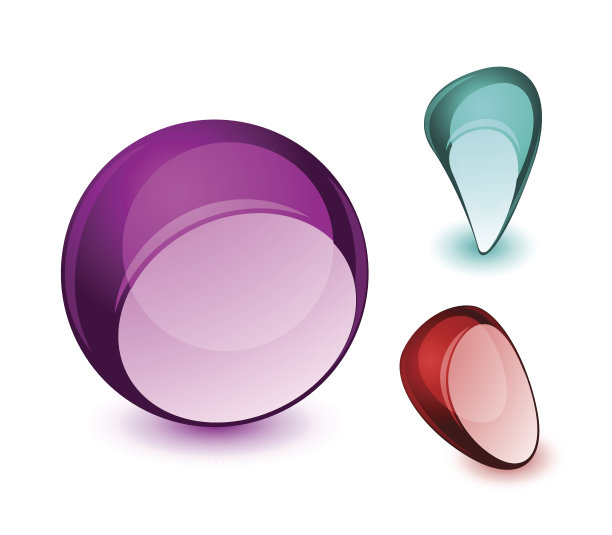 彩色玻璃的形状图片下载