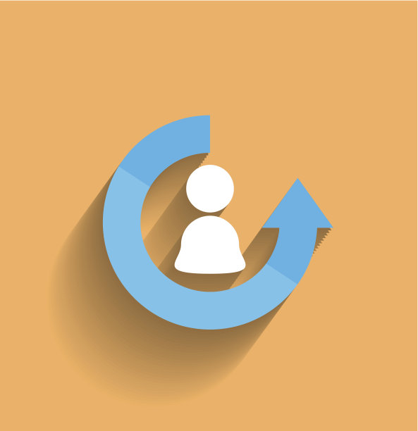 矢量用户图标现代平面设计图片下载