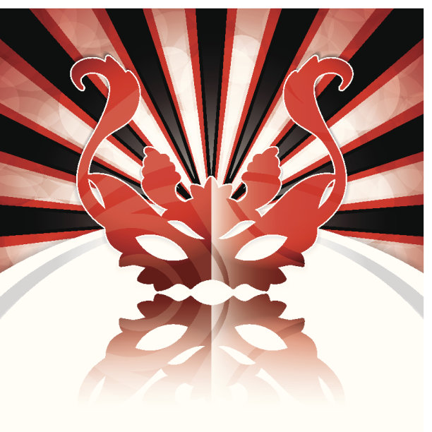 狂欢节面具背景图片下载