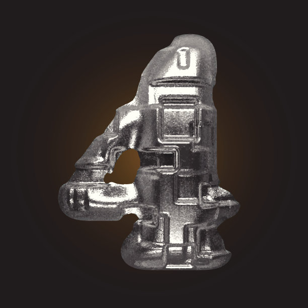 矢量金属图4图片下载