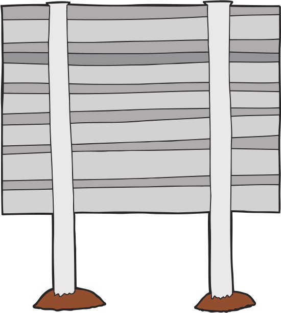 高速公路标志后图片下载